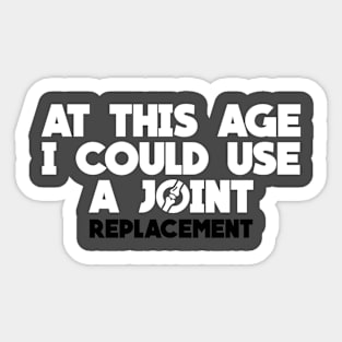 Joint Replacement Sticker